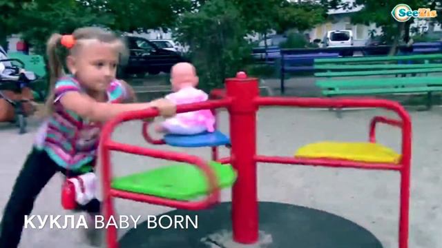 Влог Ярослава гуляет с новой куклой beby born
