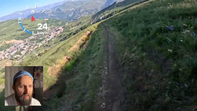 ГОНКА С ГОРЫ В АЛЬПАХ НА ВЕЛОСИПЕДАХ от первого лица