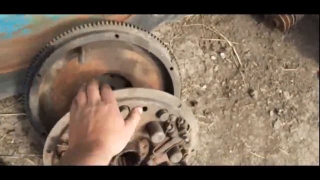 Сборка сцепления двигателя Д-65.