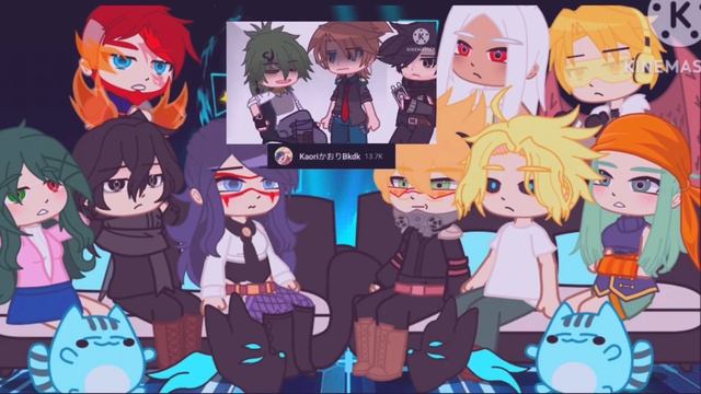 Mha Pro Heroes react to Villan Deku (1/?) [] BKDK [] Villan deku family Au []