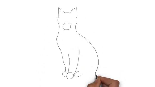 Как нарисовать кота поэтапно, рисуем своего кота