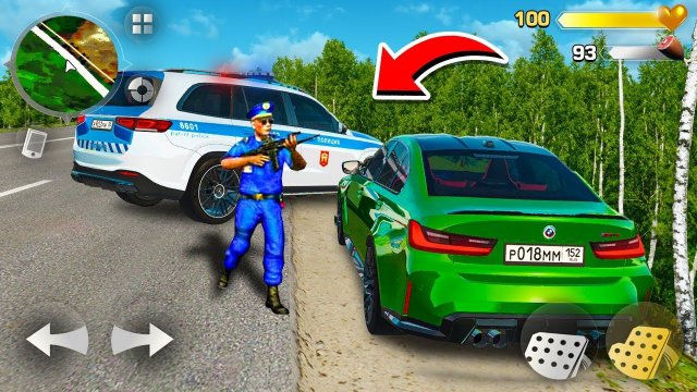 ЭПИЧНАЯ ПОГОНЯ ОТ ПОЛИЦИИ! МЕНТЫ ОСТАНОВИЛИ BMW M3 G80 CS  РАДМИР КРМП РАЙЛЮХА