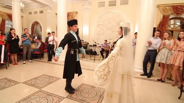 Кабардинский танец Кафа. Алина и Инал. "Дети гор"