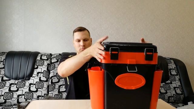 Доработка и улучшение зимнего рыболовного ящика HELIOS 10л. ОБЗОР  #NIK_72