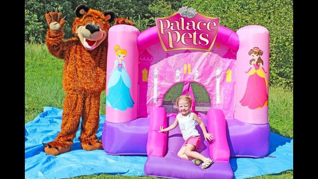 Замок Принцессы Диснея - КЛАССНЫЙ БАТУТ для девочек / Disney Princess Castle