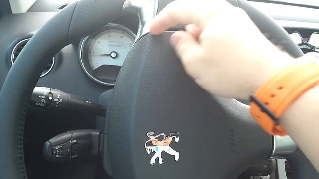 Снятие рулевого колеса Пежо 308 без проколов