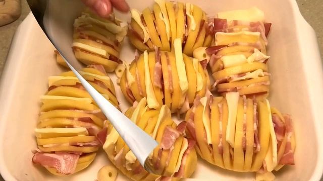 КАРТОФЕЛЬ в духовке С БЕКОНОМ - ВКУСНО ПРОСТО ОРИГИНАЛЬНО