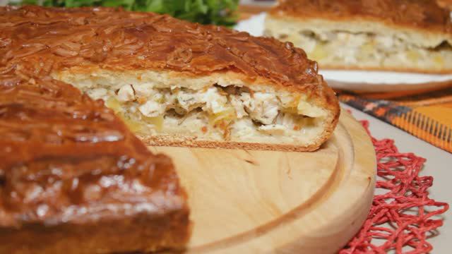 🍕КУРНИК !!! Любимый ПИРОГ моего мужа! Невероятное тесто  без дрожжей! ГОТОВЛЮ НА ПРАЗДНИК.