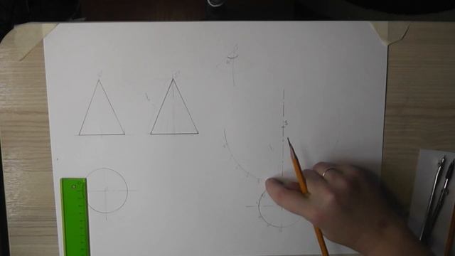 развертка конуса