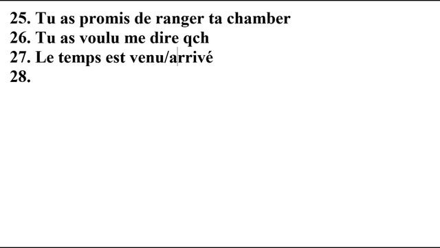 Французский по плейлистам. Урок 13.1.Практика