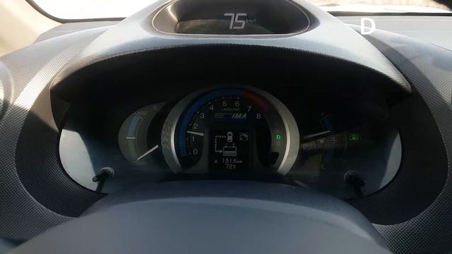 Круиз контроль Хонда Инсайт, как работает в режимах ECO, DRIVE, SPORT.mp4