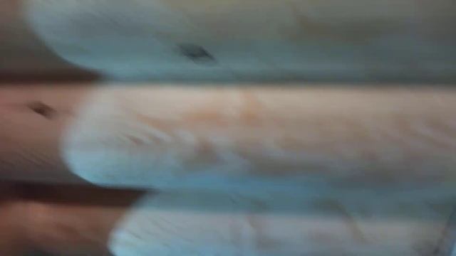 Каркасная перегородка в бане из бревна