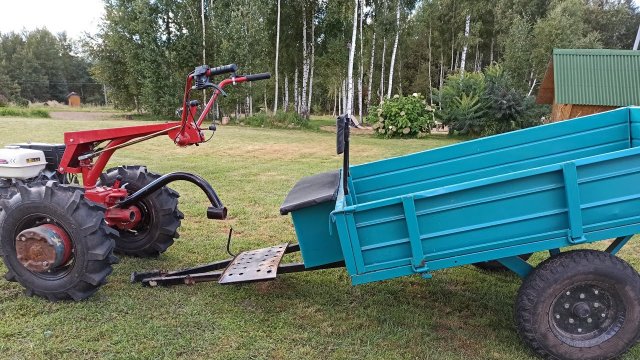 Серьёзная модернизация прицепа МП-700 или ТМ-500 всем советую. Кронштейн поворотный П05-2705010