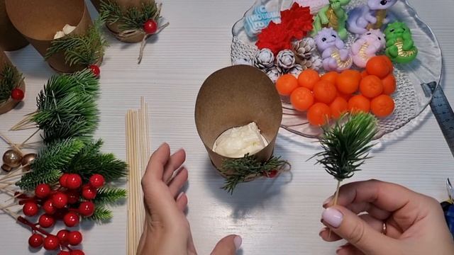 Сборка Бюджетного букета из мыла к Новому 2024 году / Мыловарение