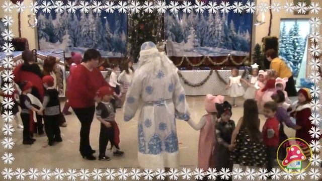 Хоровод "Белые, белые в декабре" | Daycare "Teremok" 2017