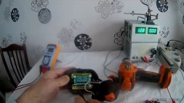Срабатывает защита на Bms шуруповёрта Устраняю проблему.
