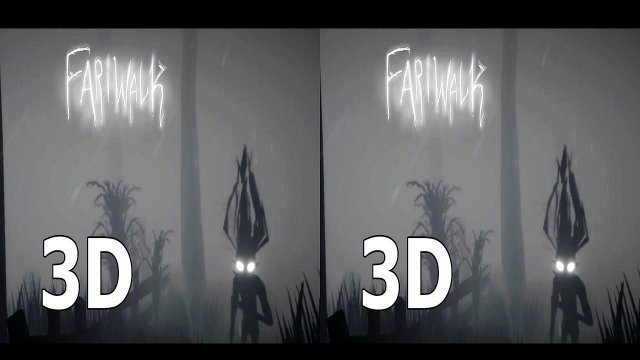 Fariwalk The Past 3D creepy video SBS  VR box google cardboard