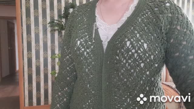 Летний кардиган _Паучки_..mp4