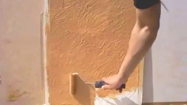 Нанесение фактурной штукатурки