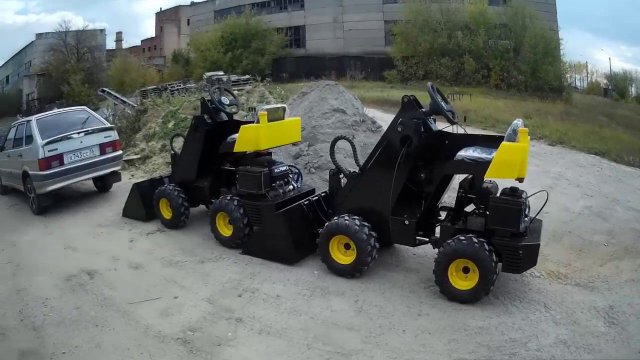 День 6,7 и 8ой Сборка мини погрузчика Helper 300