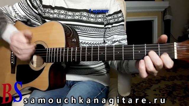 Колыбельная медведицы - песня из мультфильма Умка - Аккорды,  Видео разбор песни на гитаре