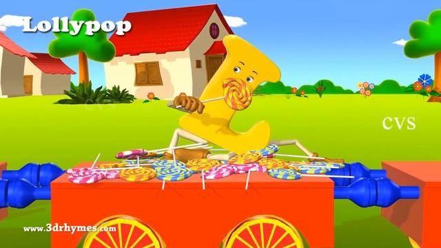 ABC Song | ABCD Alphabet Songs | ABC Songs for Children - 3D ABC Nursery Rhymes