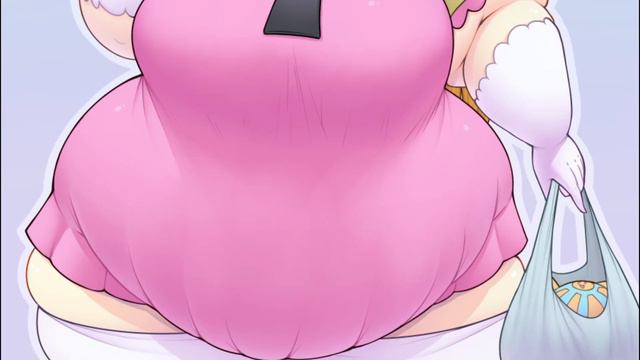 Tohru weight gain - Cómic feederism doblado (Pixiveo)