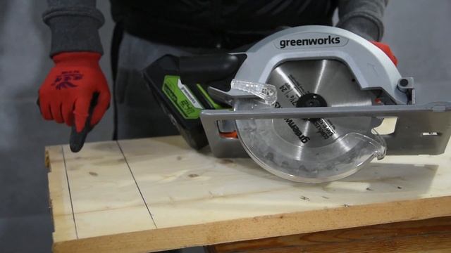 Аккумуляторная циркулярная пила Greenworks GD24CS: подробный тест и обзор