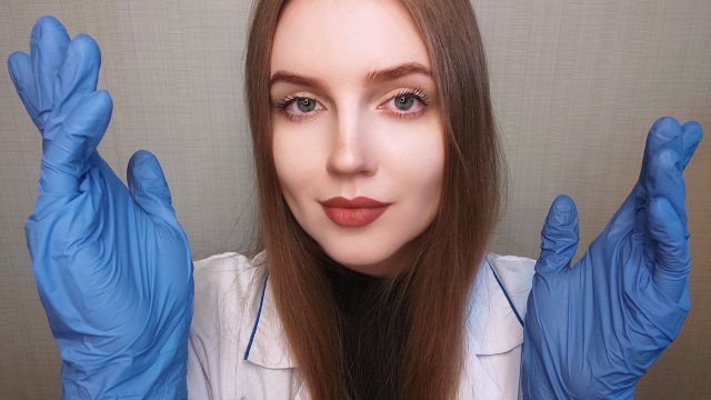 АСМР Осмотр Всего Тела в Перчатках