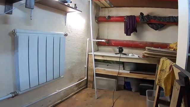Делаю врезку радиаторов в центральную систему отопления в гараже. Отопление гаража
