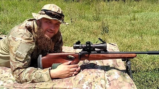 Мелкашка на 300 метров! / Карабин Baikal 141 Соболь .22LR, L=371мм / Тест на кучу и пробой.