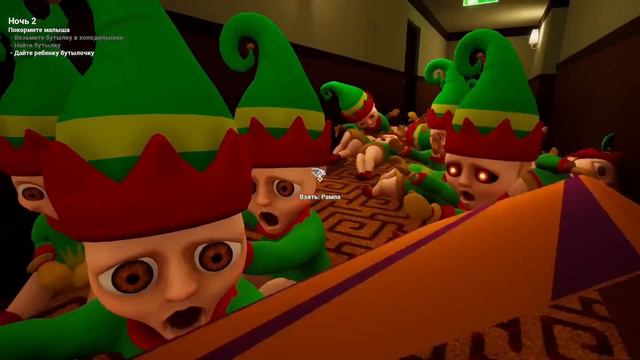 100 ЛЫСЫХ У МЕНЯ ДОМА ?! ИГРА The Baby In Yellow