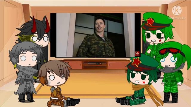 Реакция танков на Типичную Армию (gacha club)