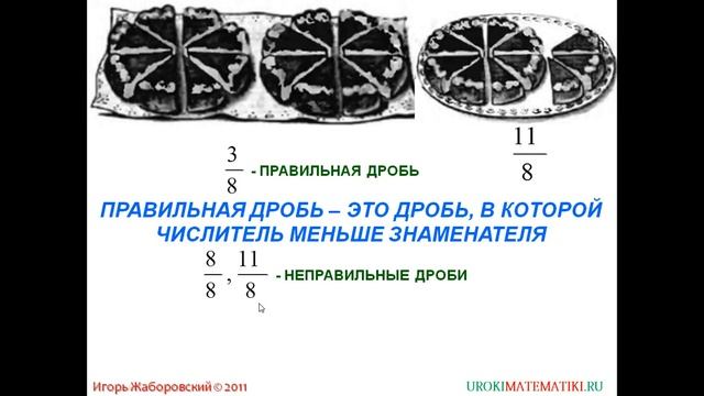 Правильные и неправильные дроби | Математика 5 класс #25 | Инфоурок