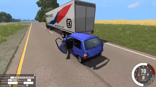 ПОГОНЯ ЗА ПЬЯНЫМ ДАЛЬНОБОЙЩИКОМ! ЗРЯ СТАРАЛИСЬ | BeamNG.drive
