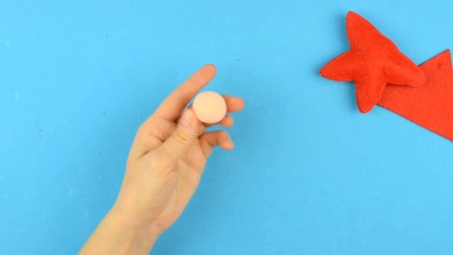 Новогодняя игрушка из фетра без шитья | Как сделать елочную игрушку