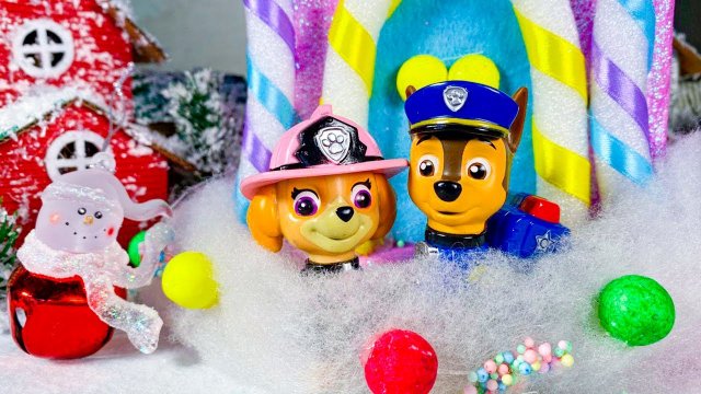Мультфильм Щенячий Патруль супер герои и рождество для Скай
