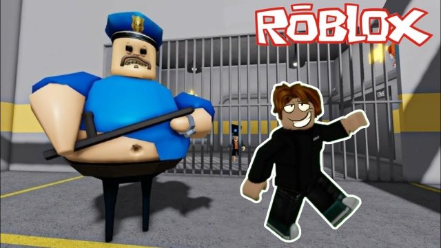 Побег от ЗЛОГО ПОЛИЦЕЙСКОГО в ROBLOX!!!
