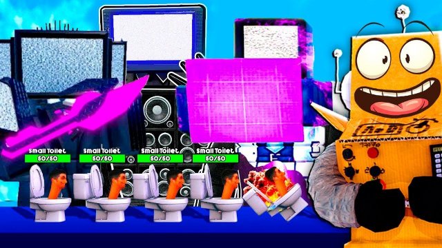 ИСПОЛЬЗУЮ ТОЛЬКО ТВМЕНОВ ПРОТИВ АРМИИ СКИБИДИ ТУАЛЕТОВ! 29 СЕРИЯ ROBLOX Toilet Tower Defense