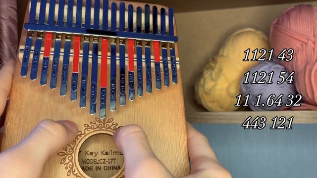 ТОП 3 простых песни на калимбе! Сможет сыграть любой новичок! #калимба #табы #разбор #туториал