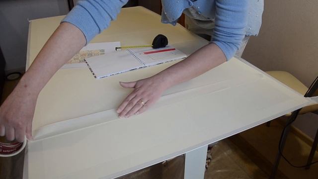 Перекраска стола из ЛДСП пошагово, вторая жизнь старых вещей