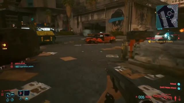 Cyberpunk 2077 xbox one s gameplay test