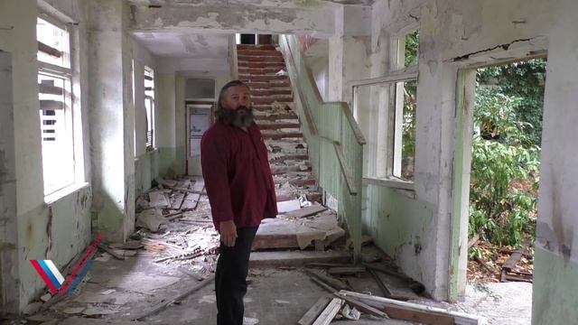 Разрушенный детский сад № 12 в городе Алуште