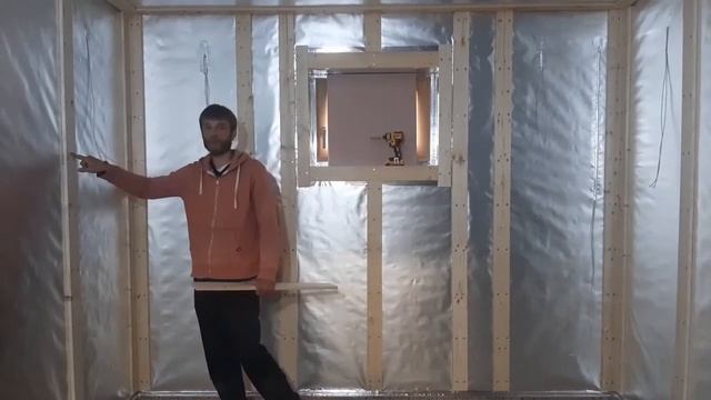 Обрешетка в бане. Воздушный зазор.