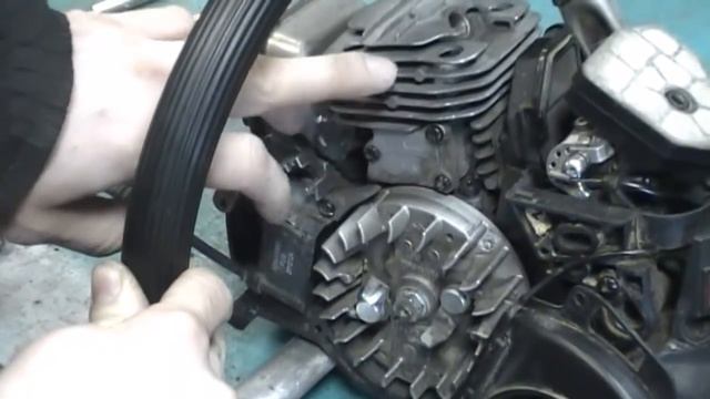 Бензопила поиск искры