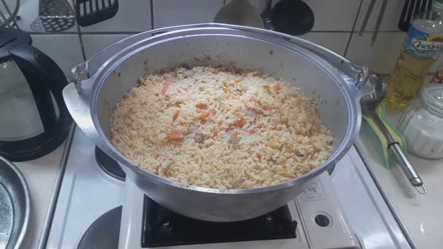КАЗАН КУКМАРА 7л ПЛОВ ВКУСНЫЙ #KUKMARA #КАЗАН #ВКУСНО #АЛЮМИНИЕВЫЙ_КАЗАН #ПЛОВ #ТОТ_ЕЩЁ_ПОВАР #ЛАЙК
