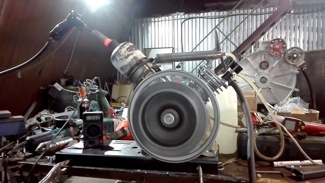 Двигатель Стирлинга из компрессора