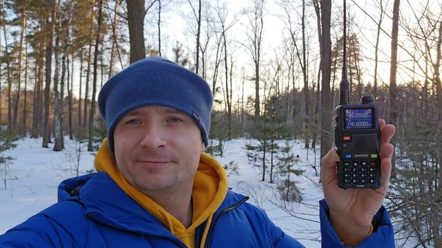 Дальность связи Baofeng UV5 RH в лесу