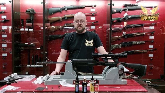 Карабин ВЕПРЬ-308 с хорошим настрелом – чистка с помощью составов Ultman