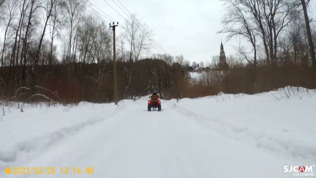 Моя первая покатушка на квадроцикле mikilon hammer 200